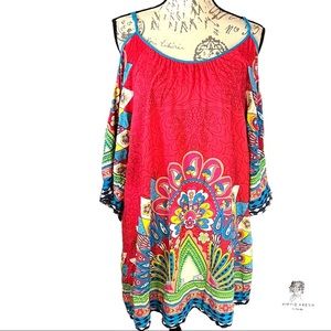 Flying Tomato Cold Shoulder Summer Dress Size M